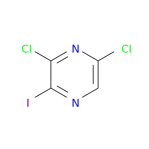 Clc1cnc(c(n1)Cl)I