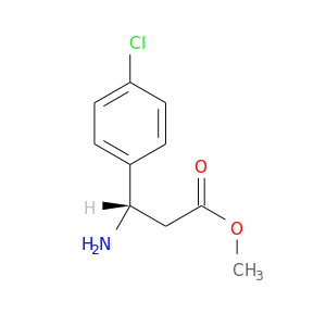 COC(=O)C[C@@H](c1ccc(cc1)Cl)N