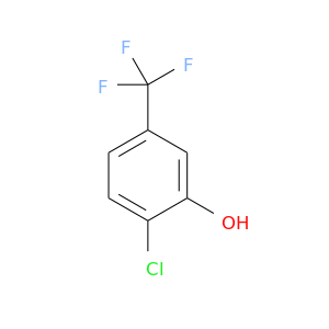 Clc1ccc(cc1O)C(F)(F)F