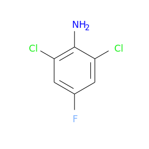 Fc1cc(Cl)c(c(c1)Cl)N