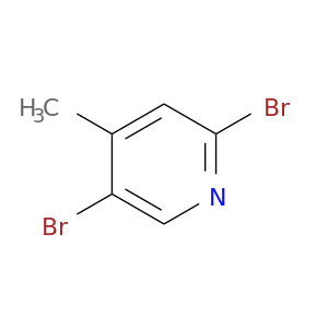 Brc1ncc(c(c1)C)Br