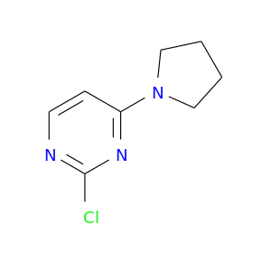 Clc1nccc(n1)N1CCCC1