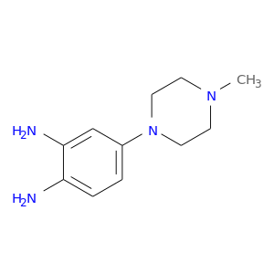 CN1CCN(CC1)c1ccc(c(c1)N)N