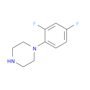 Fc1ccc(c(c1)F)N1CCNCC1
