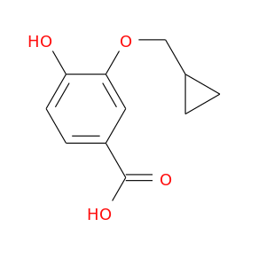 OC(=O)c1ccc(c(c1)OCC1CC1)O