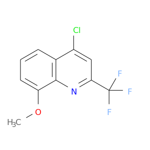 COc1cccc2c1nc(cc2Cl)C(F)(F)F