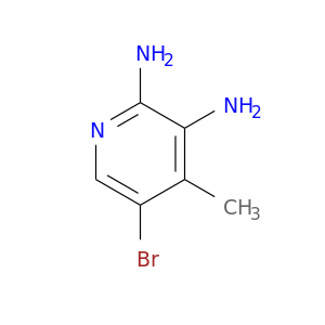 Brc1cnc(c(c1C)N)N